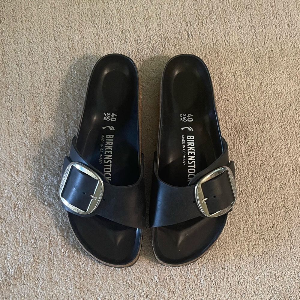 Birkenstock Madrid Big Buckle Slide Sandal